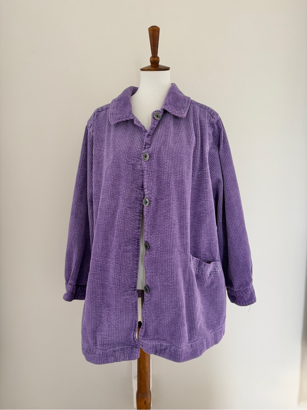 Woman Within Purple Jacket